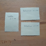 3 Kleine Fotos Walster Hubertussee. (1949)