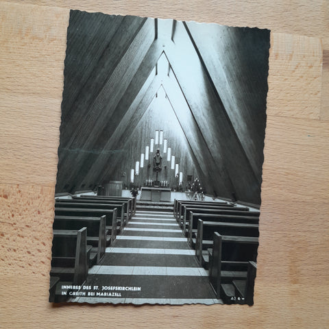 AK St. Josefskirche Greith. Inneres.