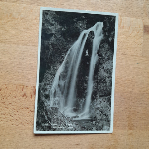 AK Grünau bei Mariazell. Marienwasserfall.
