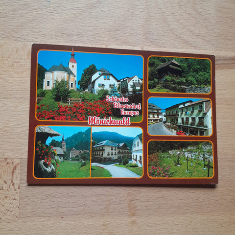 AK Mönichwald. Schönstes Blumendorf Europas.