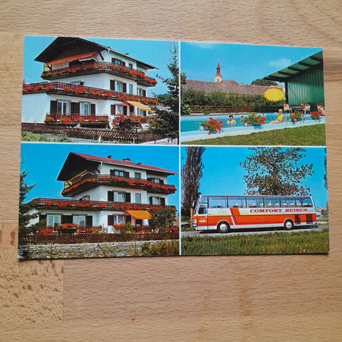 AK Markt Grafendorf 163. Frühstückspension Gruber Reisebürogewerbe.