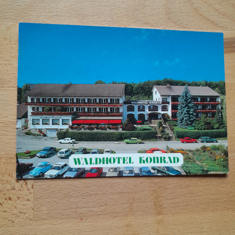 AK St. Johann i.d. Haide. Waldhotel Konrad.