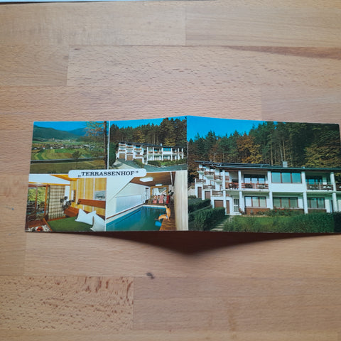 Doppel-AK Oberfeistritz. 30. Frühstückspension Terrassenhof. F. Wiederhofer.