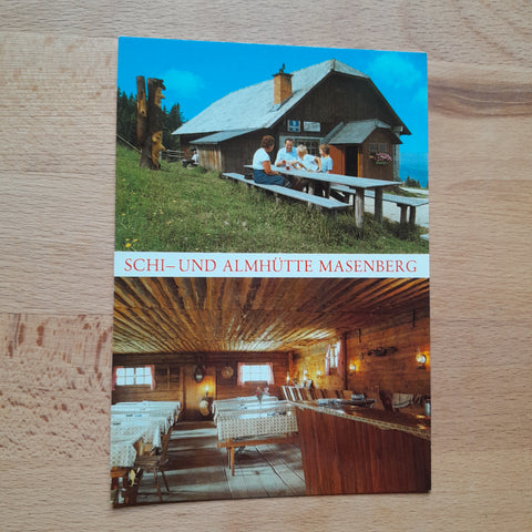 AK Schi- und Almhütte Masenberg.