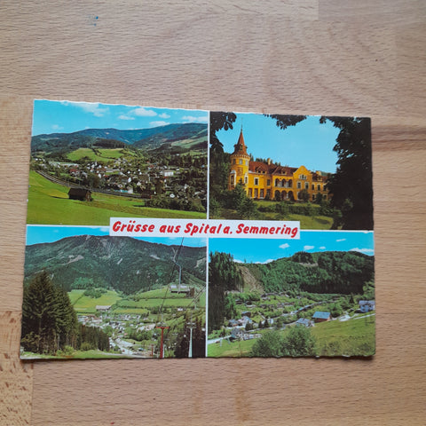 AK Grüße aus Spital am Semmering.