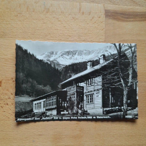 AK Alpengasthof zum Radwirt gegen Hohe Veitsch.