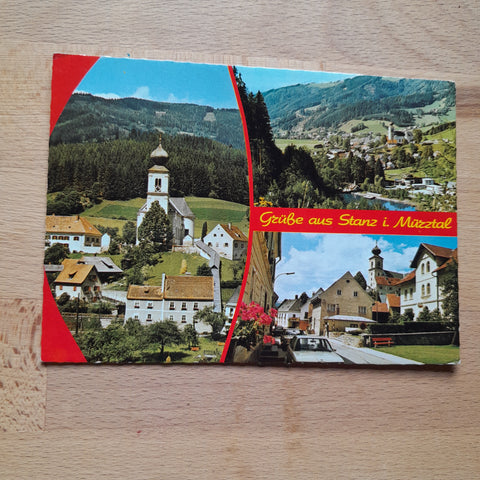 AK Grüsse aus Stanz im Mürztal.