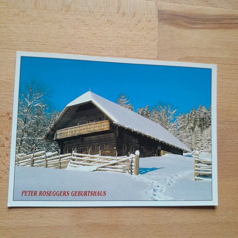 AK Alpl. Peter Roseggers Geburtshaus.