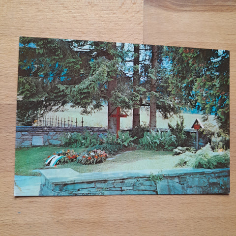 AK Peter Rosegger's Grabstätte in Krieglach.