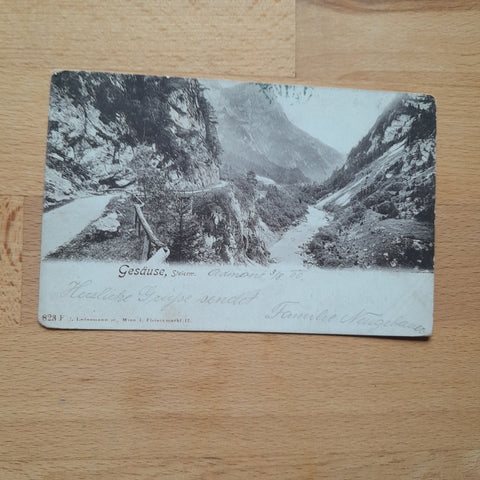 AK Gesäuse. (Gelaufen 1900)