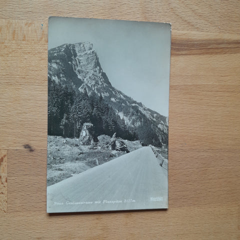 AK Neue Gesäusestrasse mit Planspitze.