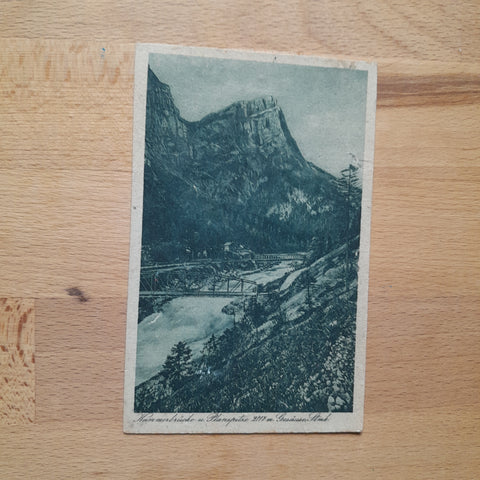 AK Kummerbrücke und Planspitze. Gesäuse.