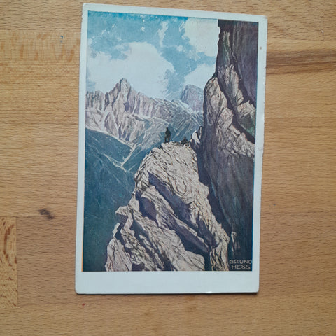 AK Planspitze Nordwand gegen den kleinen Buchstein. (Gesäuse)
