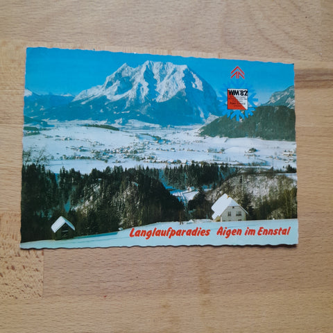 AK Aigen im Ennstal. Langlaufparadies. WM 1982 Ski-Orientierungslauf.