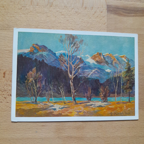 AK Vorfrühling am Putterersee bei Aigen im Ennstal. (Pinx F. Roubal)