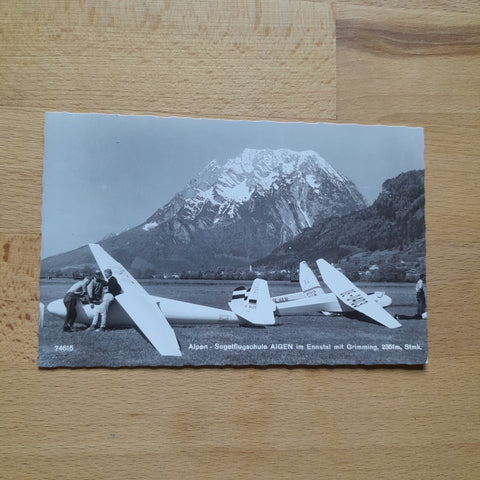 AK Aigen im Ennstal. Segelflugschule.