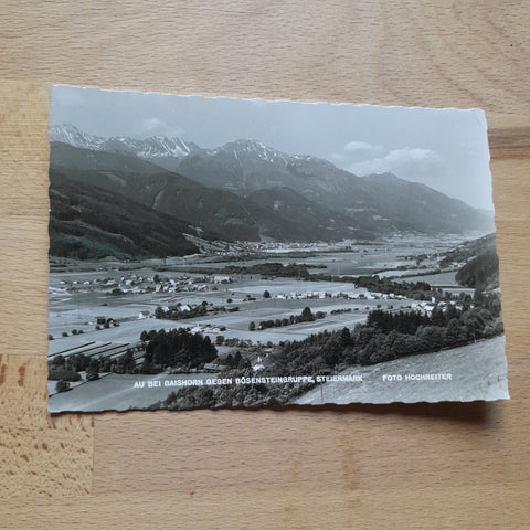 AK Au bei Gaishorn gegen Bösensteingruppe.
