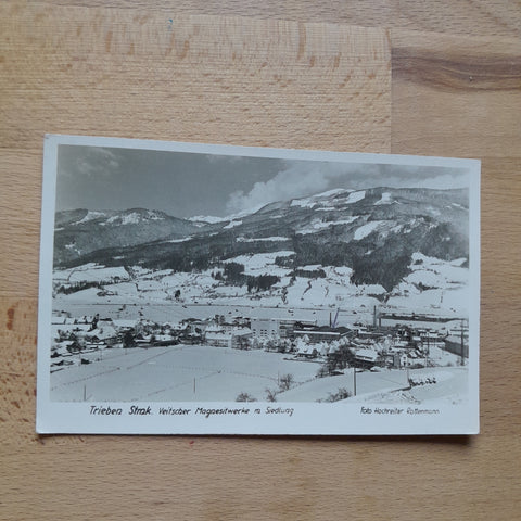 AK Trieben. Veitscher Magnesitwerke mit Siedlung.