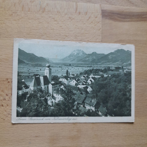 AK Liezen vom Kalvarienberg aus. (1922)