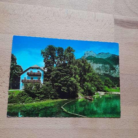 AK Altaussee mit Loser. Gästehaus Seevilla.