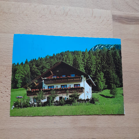 AK Altaussee, Ausflugsgasthaus Sarsteinblick. K. & M. Rehn, Waldgraben. Lupitsch, Lichtersberg 24.