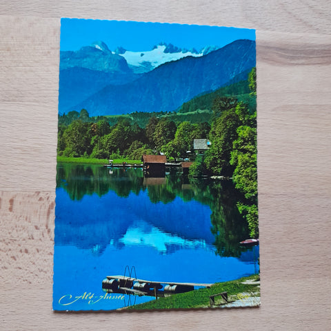 AK See-Idyll in Altaussee am Altausseersee.