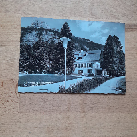 AK Altaussee. Kurhaus mit Loser.