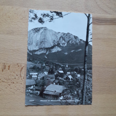 AK Altaussee am Altausseer-See gegen Trisselwand.