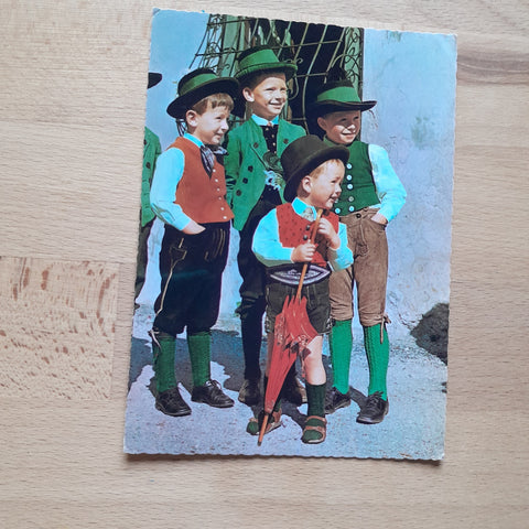 AK Spitzbuben. Volkstracht aus dem Ausseer Land.