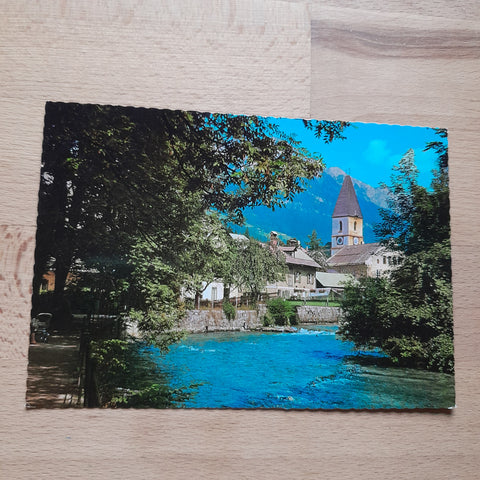 AK Bad Aussee am Traun-Fluß.