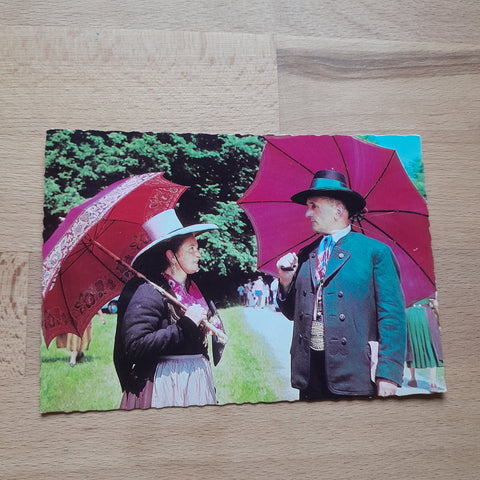 AK Trachten aus Österreich. Steirisches Salzkammergut Festtrachten Ausseerland.