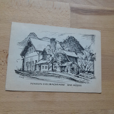 AK Bad Aussee. Pension Eselsbachfarm.