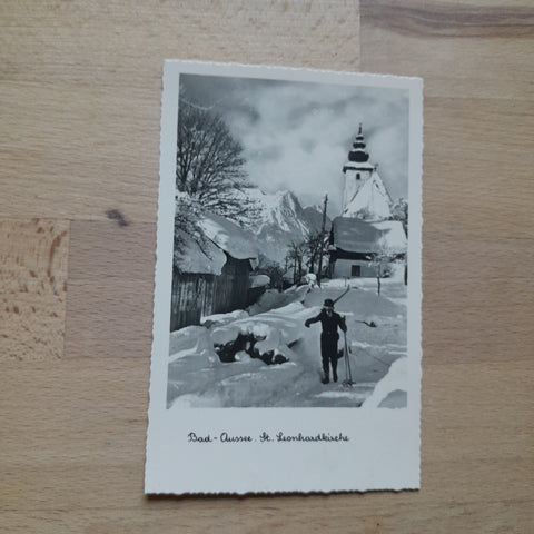 AK Bad Aussee. St. Leonhardkirche.