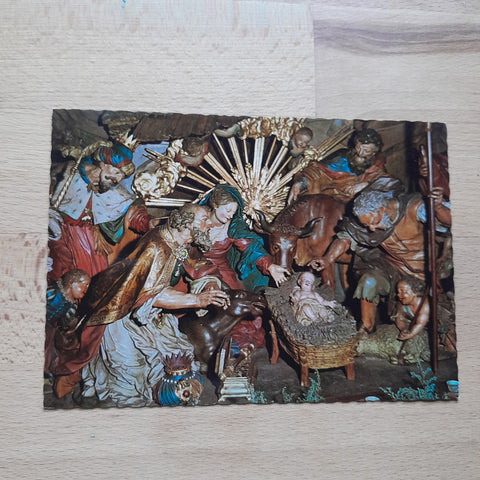 AK Admont. Weihnachts-Krippe von J. Th. Stammel in der Stiftskirche.