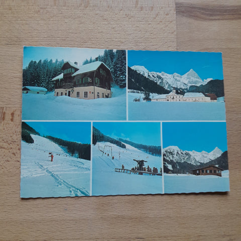 AK Admont. Schigebiet Kaiserau.