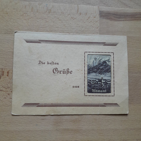 AK Die besten Grüße aus Admont. (Grainer-Gobelin, Das kunstgewebte Seidenbild)