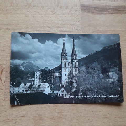 AK Admont. Benediktinerabtei mit dem Buchstein.