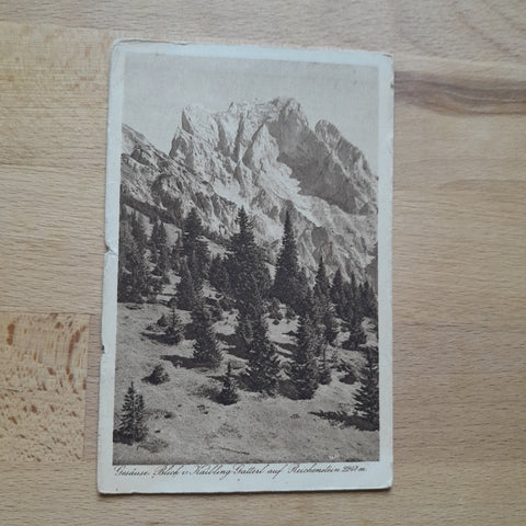 AK Gesäuse: Blick vo. Kaibling Gatterl auf Reichenstein.