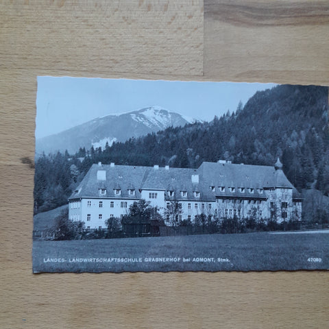AK Admont. Landes-Landwirtschaftsschule Grabnerhof.