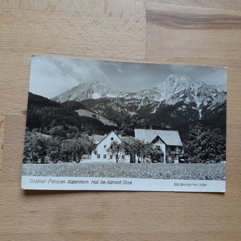 AK Gasthof Pension Alpenheim hall bei Admont.