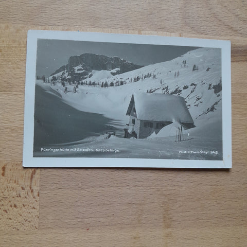 AK Pühringerhütte mit Salzofen. Totes Gebirge.