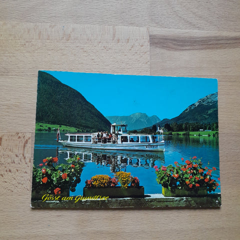 AK Ausseer Land. Gössl am Grundlsee. Schiff "Rudolf"