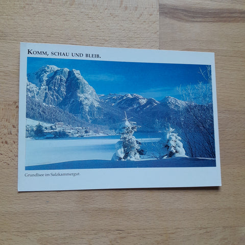 AK Grundlsee im Salzkammergut.