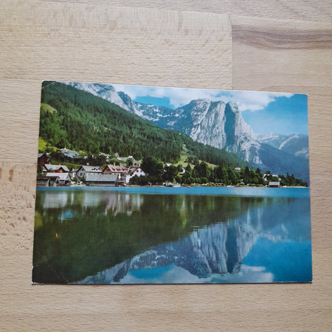 AK Blick auf Grundlsee.