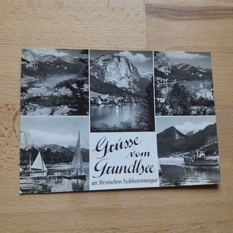 AK Grüsse vom Grundlsee.