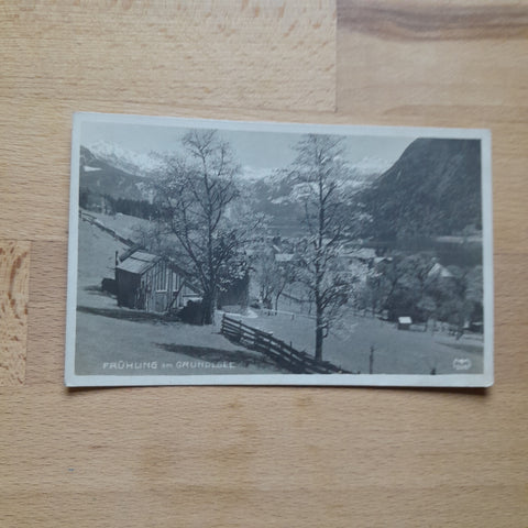 AK Frühling am Grundlsee. (1923)