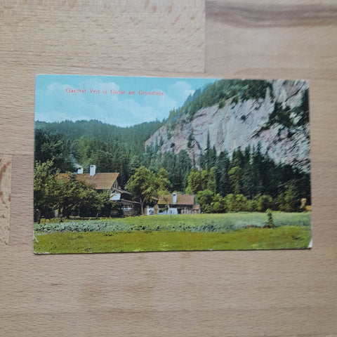 AK Gasthof Veit in Gössl am Grundlsee.
