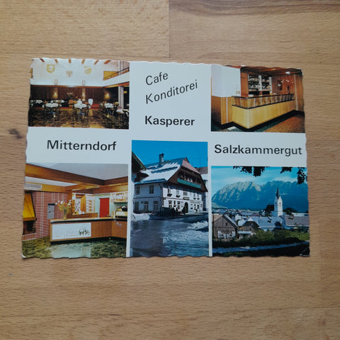AK Mitterndorf. Cafe Konditorei Kasperer.