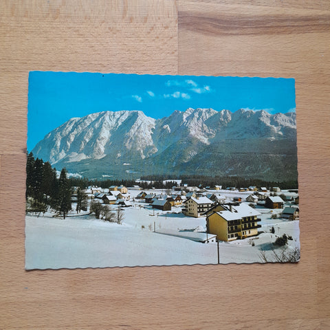 AK Bad Mitterndorf. Thörl mit Grimming.