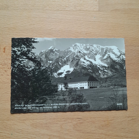 AK Irdning. Höhere Bundeslehranstalt f. Alpenländische Landwirtschaft Raumberg.